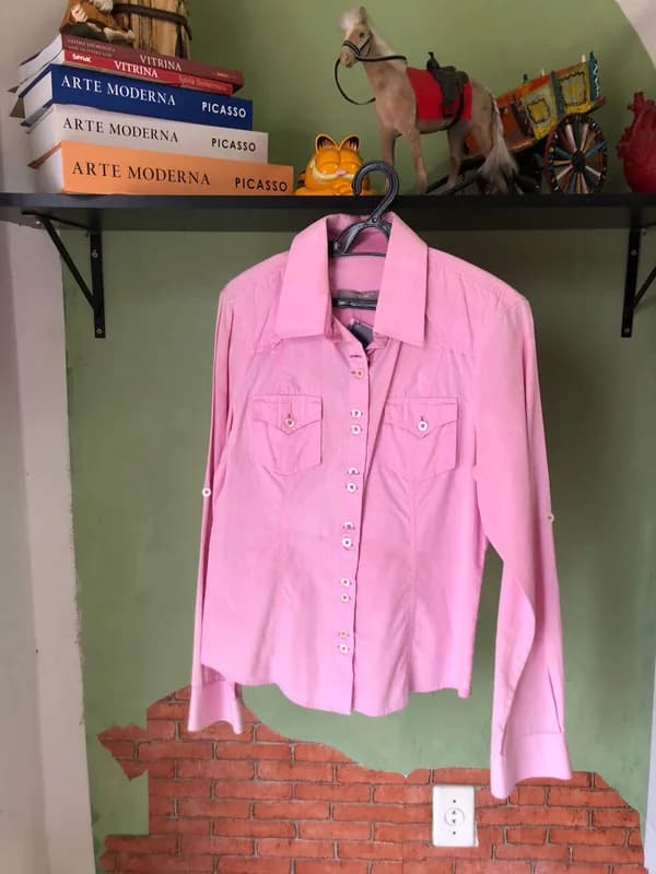 ♡  Camisa rosa