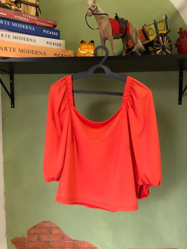 ♡ Cropped laranja