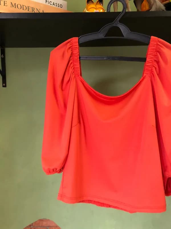 ♡ Cropped laranja
