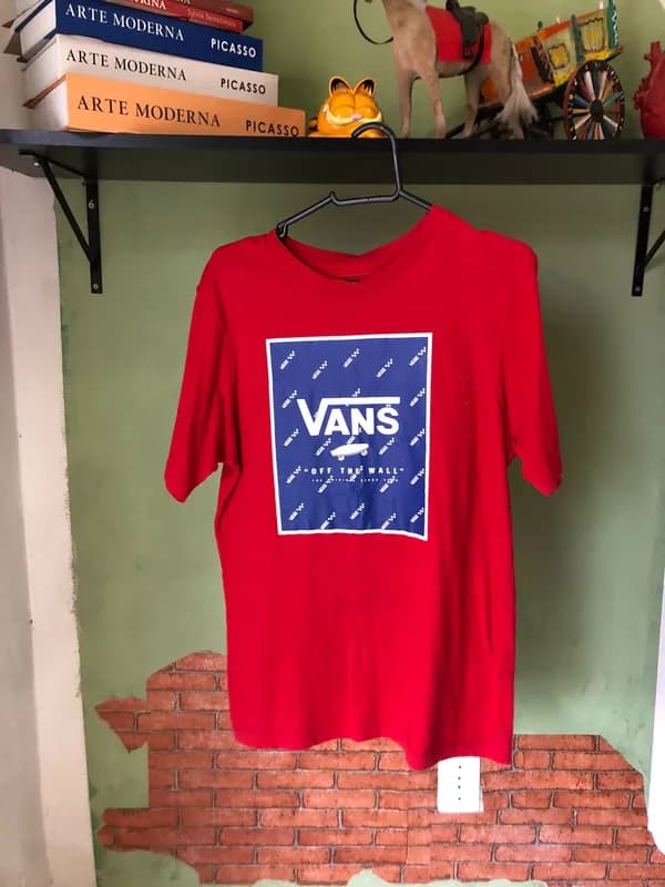 ♡ T-shirt vermelha Vans