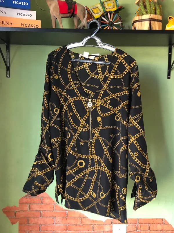 Camisa estampa Michael Kors