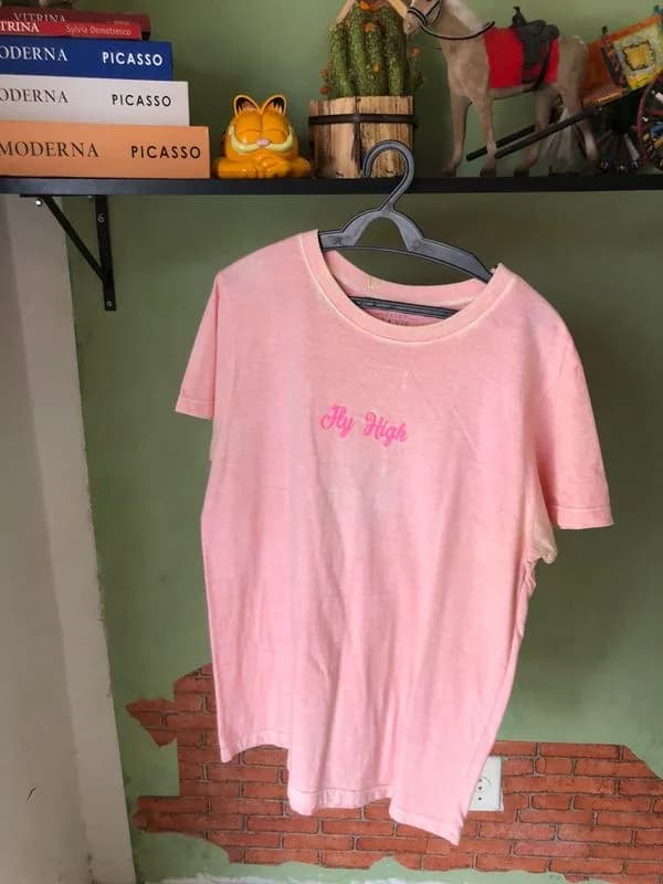 ♡ T-shirt rosa Fly High