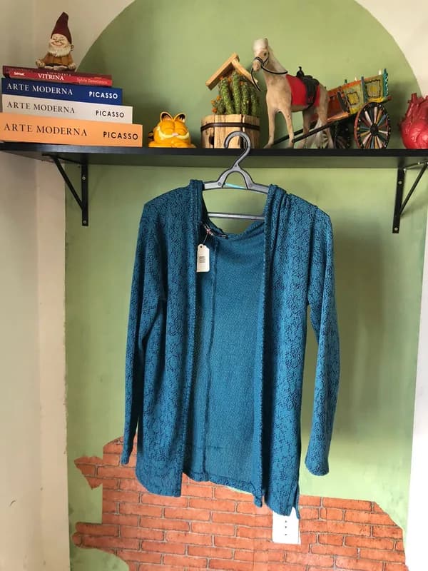 Cardigan azul 