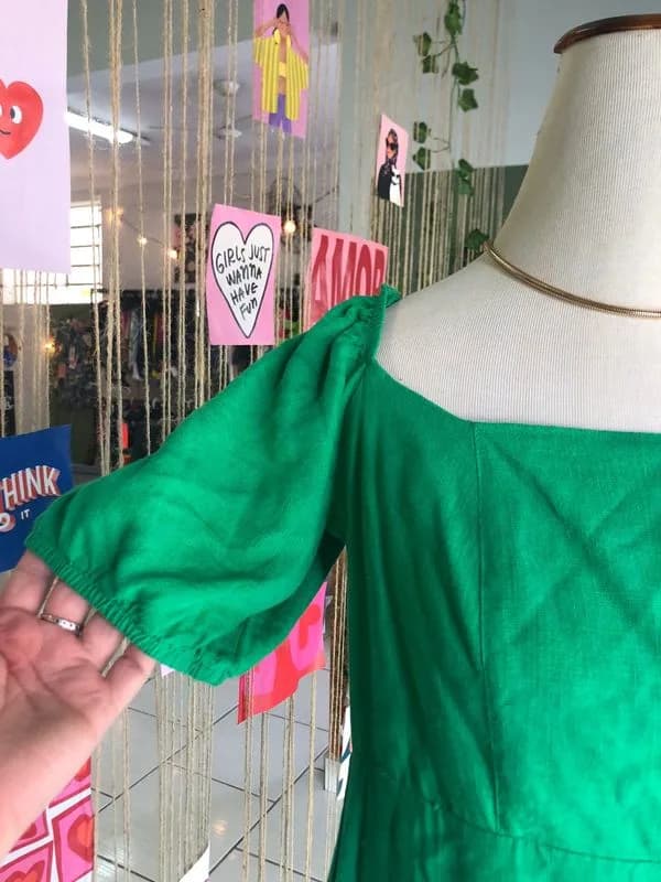 ♡ Vestido verde 