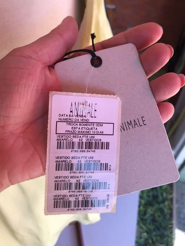 ♡ Vestido amarelo Animale - foto 4
