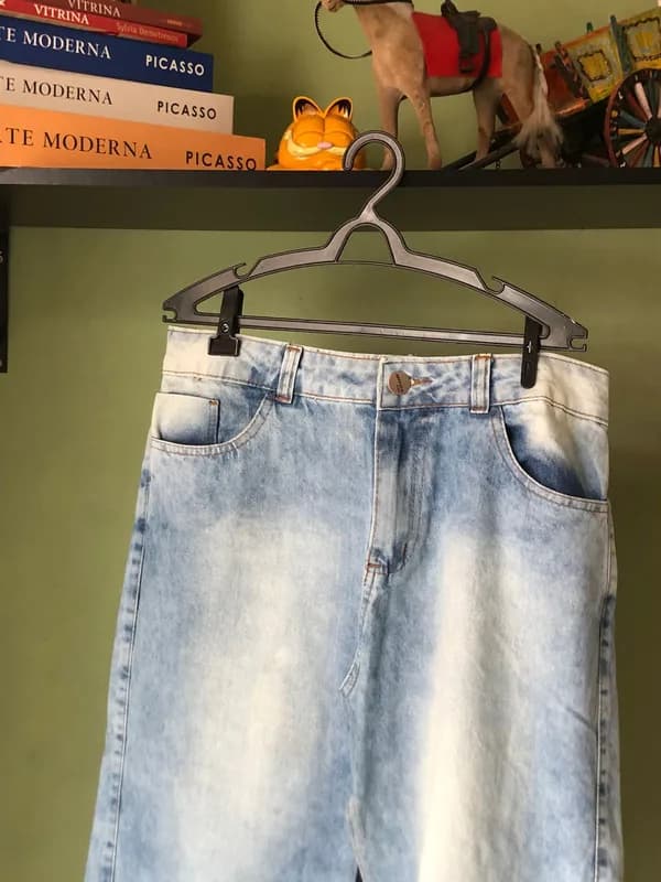♡ Saia jeans midi