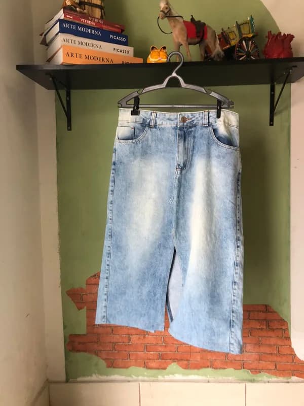 ♡ Saia jeans midi