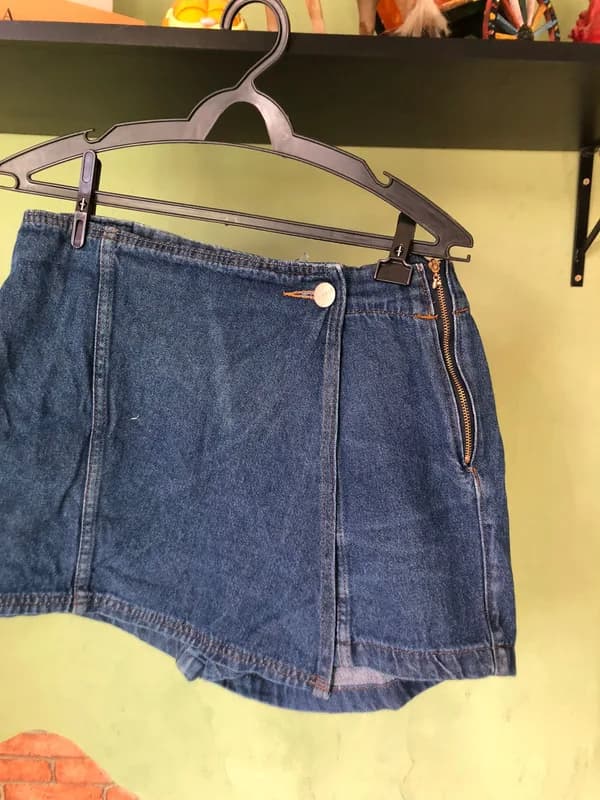 ♡ Shorts saia jeans