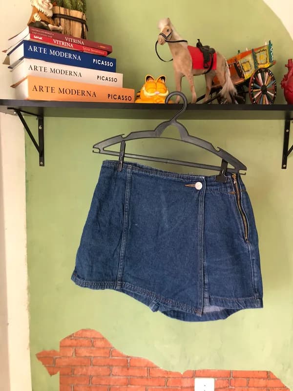 ♡ Shorts saia jeans