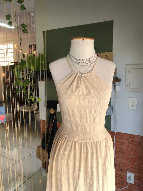 ♡ Vestido ocre