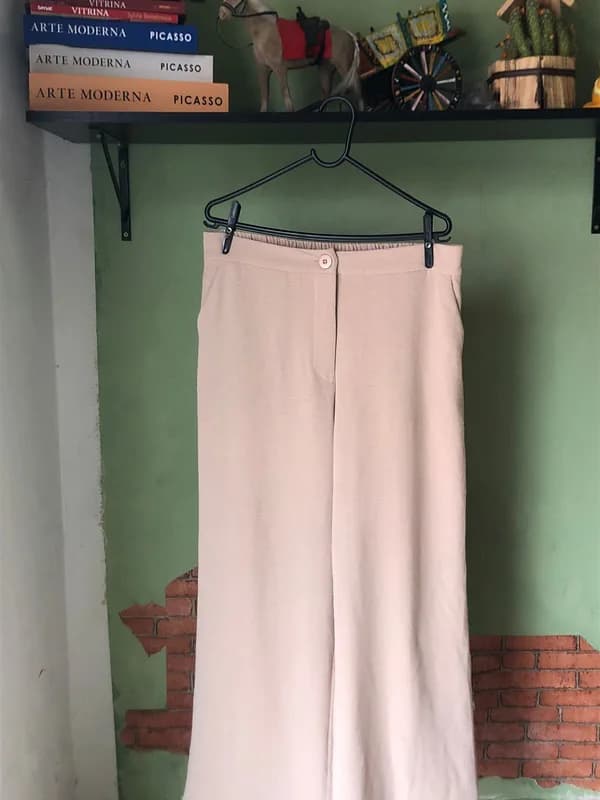 ♡ Calça bege social