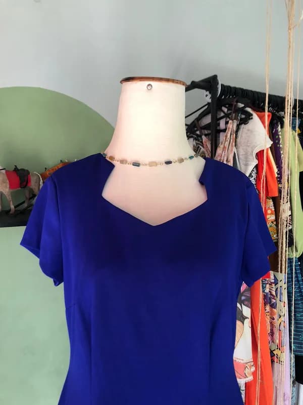 ♡ Vestido azul royal