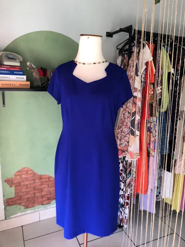 ♡ Vestido azul royal