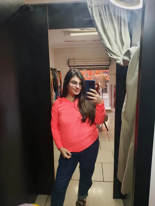 ♡ Blusa de frio rosa neon