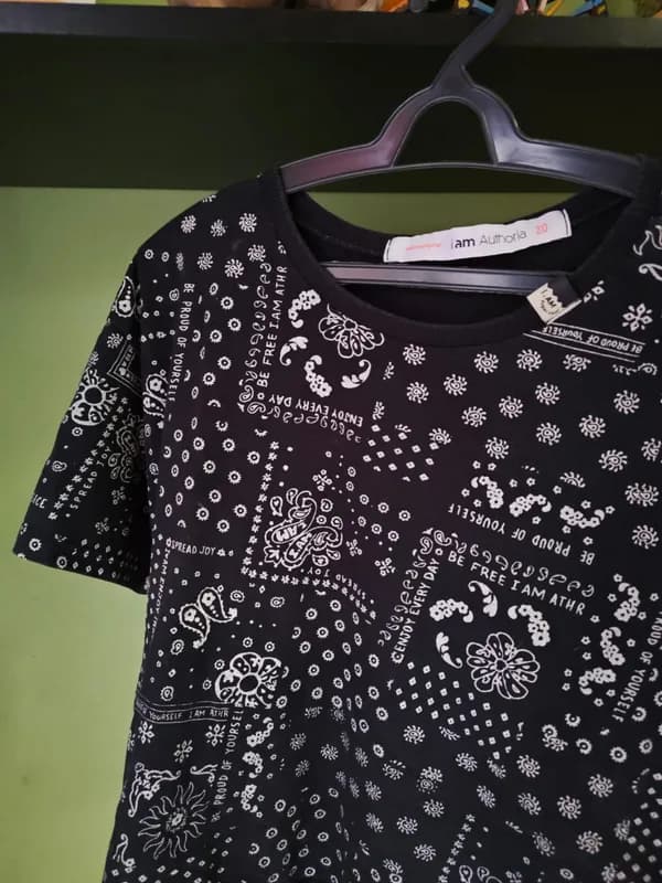 ♡ Cropped preto estampado - thumb 3